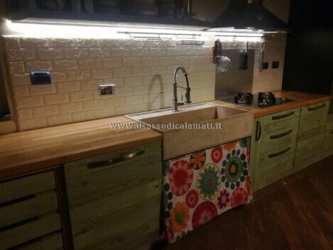 lavello installato ambiantazione