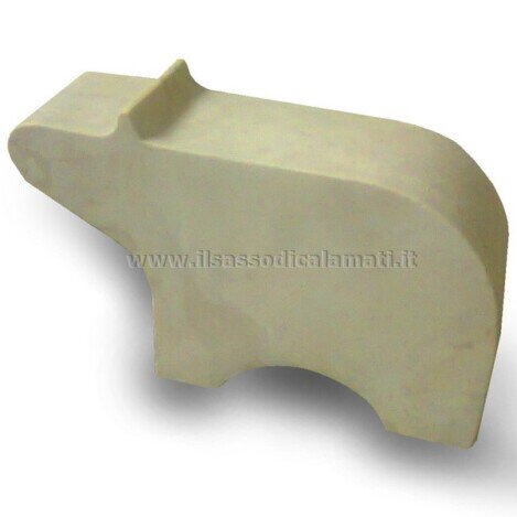 fermacarte marmo ippopotamo