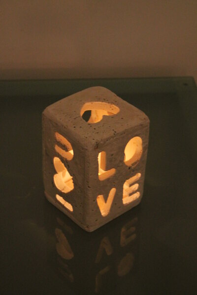 Portacandele mod. Love