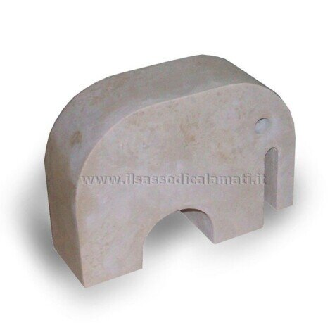 fermacarte marmo elefante
