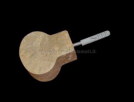 gancio appendiabiti pietra