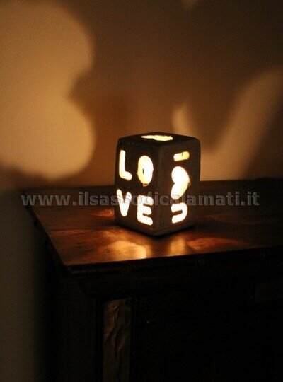 candeliere love di pietra
