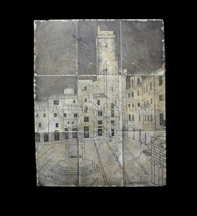 incisione in pietra san gimignano