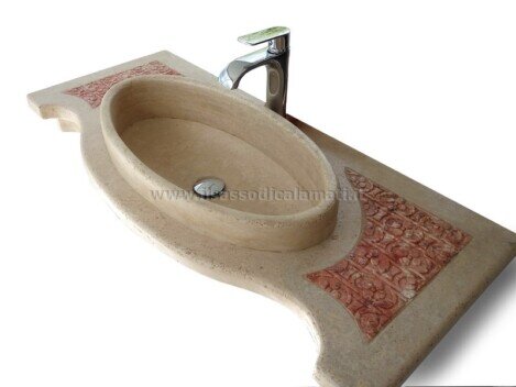 lavabo bagno rustico
