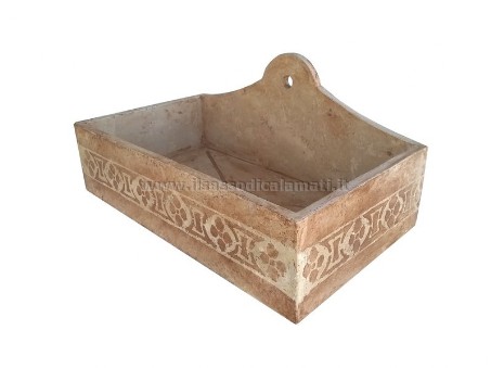lavabo con finitura anticata