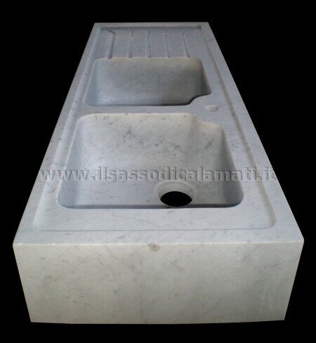 lavello in marmo di carrara