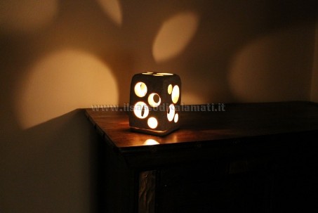 lanterna con candela da salotto
