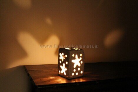 portacandela luce notturna