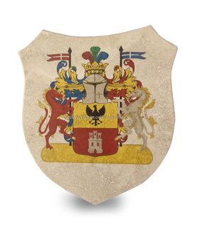 pietra stampata scudo