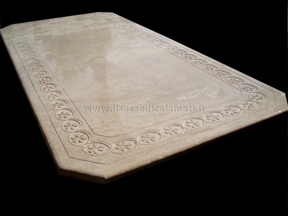 tavoli in pietra ottagonale
