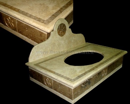 top in pietra bagno