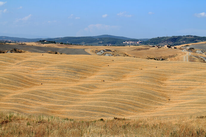 Crete senese Paesaggio delle crete senesi