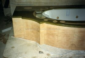 vasca da bagno in marmo